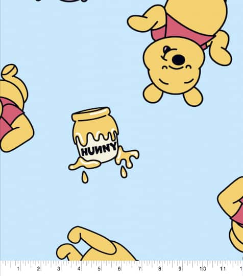 Disney® Pooh & Piglet Hunny Fleece Fabric